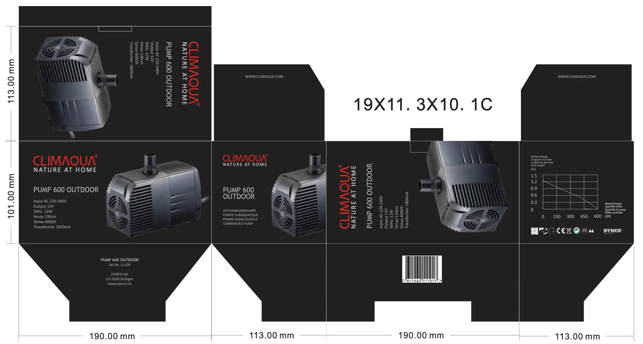 PUMP 600 Outdoor, max. 600 L/h, LED-Anschluss, geräuschlos - Image 3