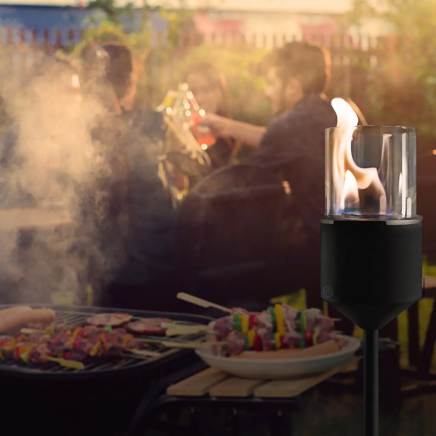 FLAMBO S NERO – Ethanol Gartenfackel - Image 3