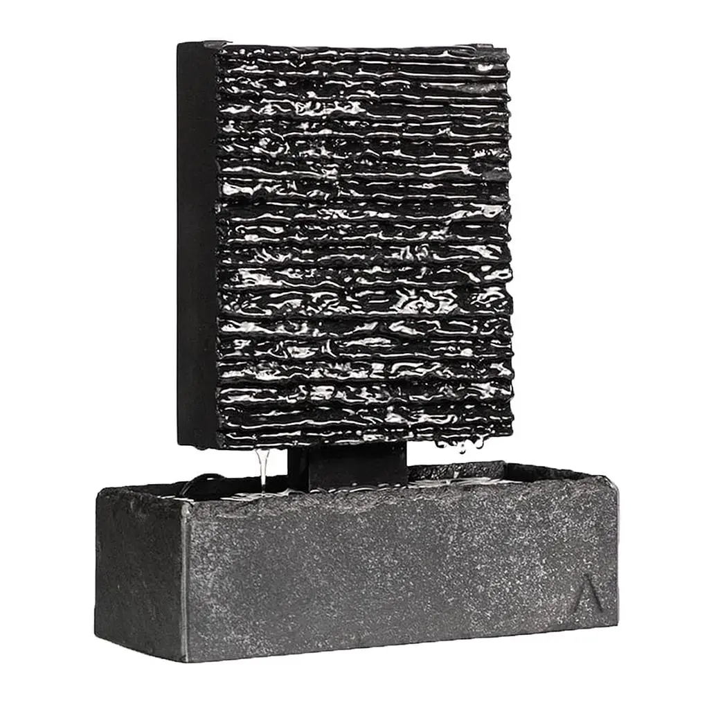 LIV S – Kleine Wasserwand Indoor Schiefer Schwarz 32.5 cm - Image 15