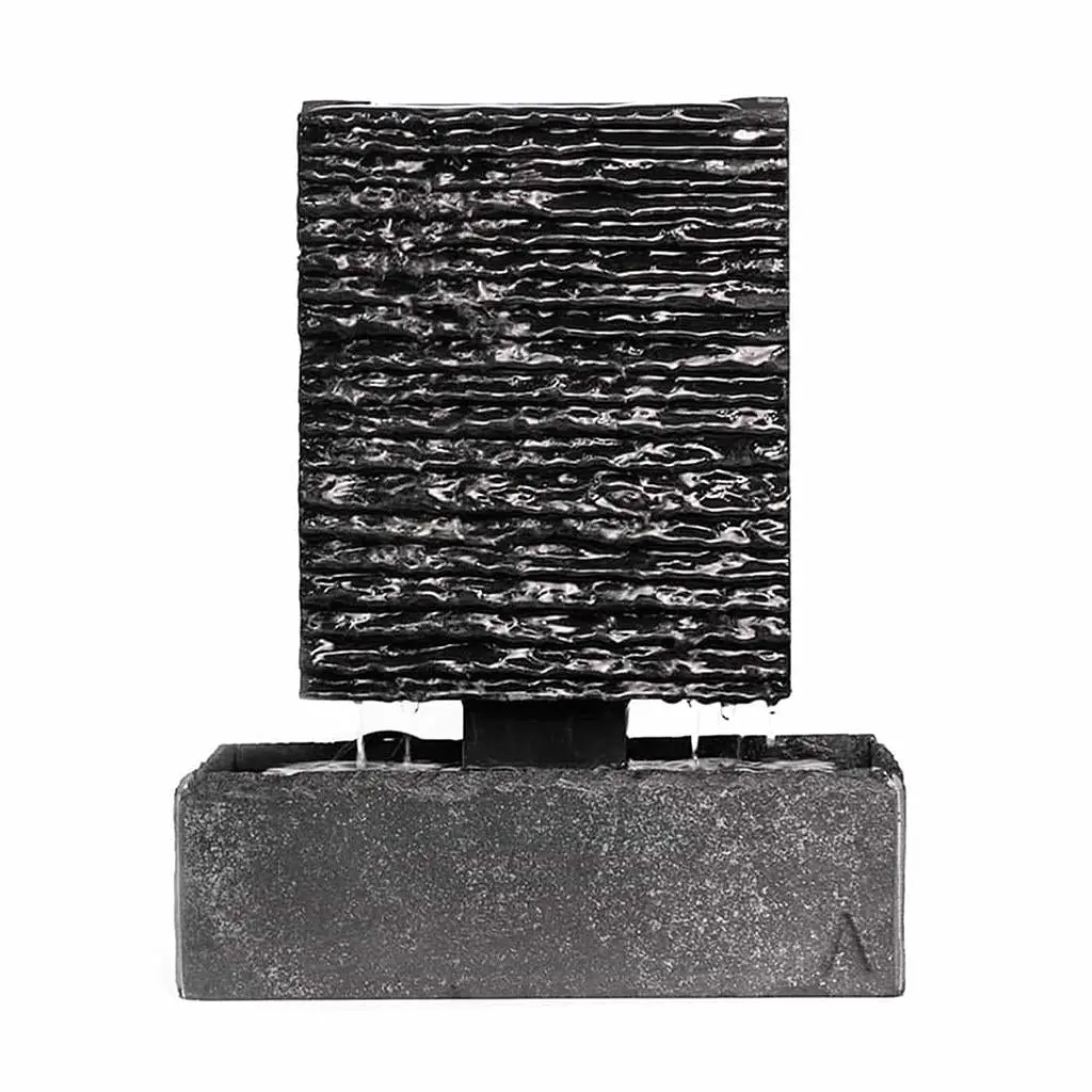 LIV S – Kleine Wasserwand Indoor Schiefer Schwarz 32.5 cm - Image 16