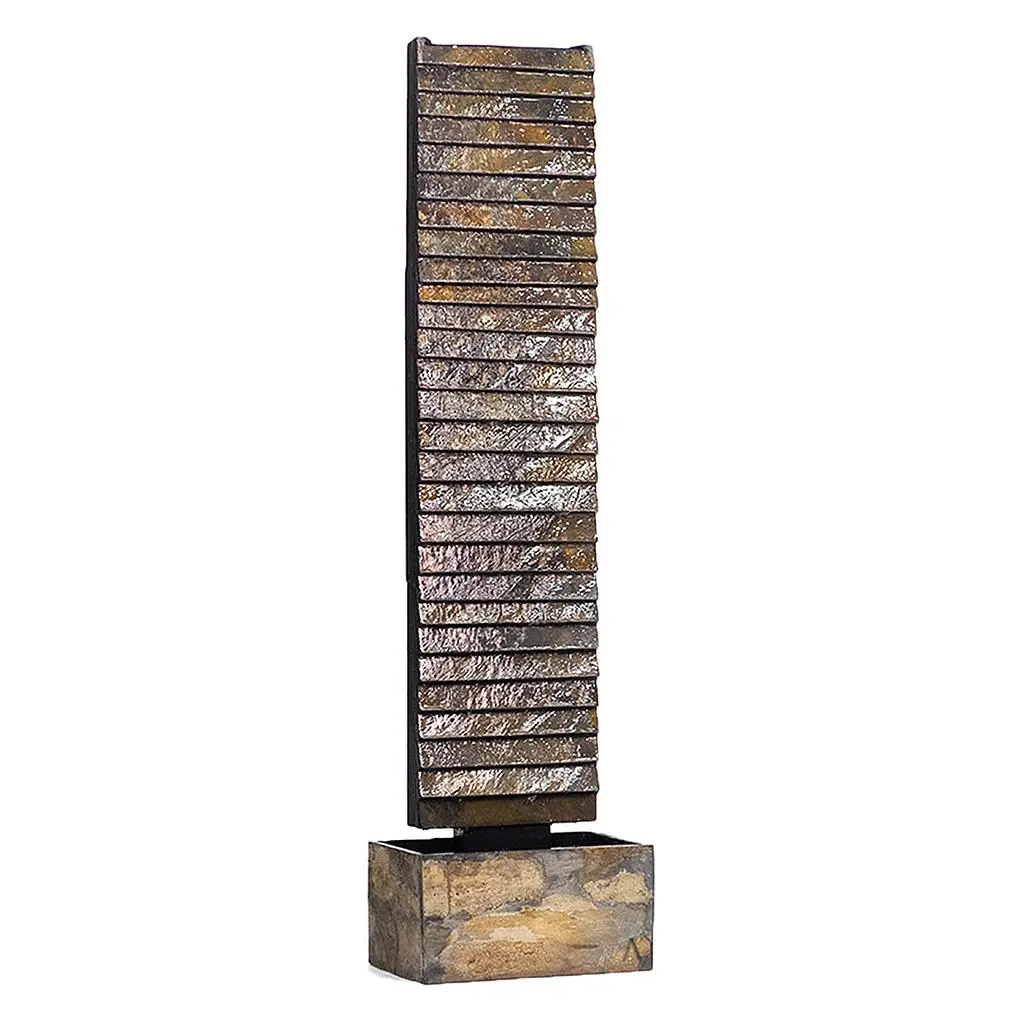 AVA L – Grosse Wasserwand Schiefer 130 cm Braun - Image 20
