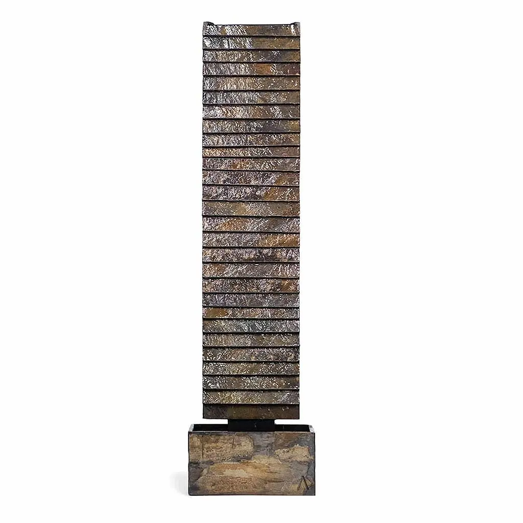 AVA L – Grosse Wasserwand Schiefer 130 cm Braun - Image 21