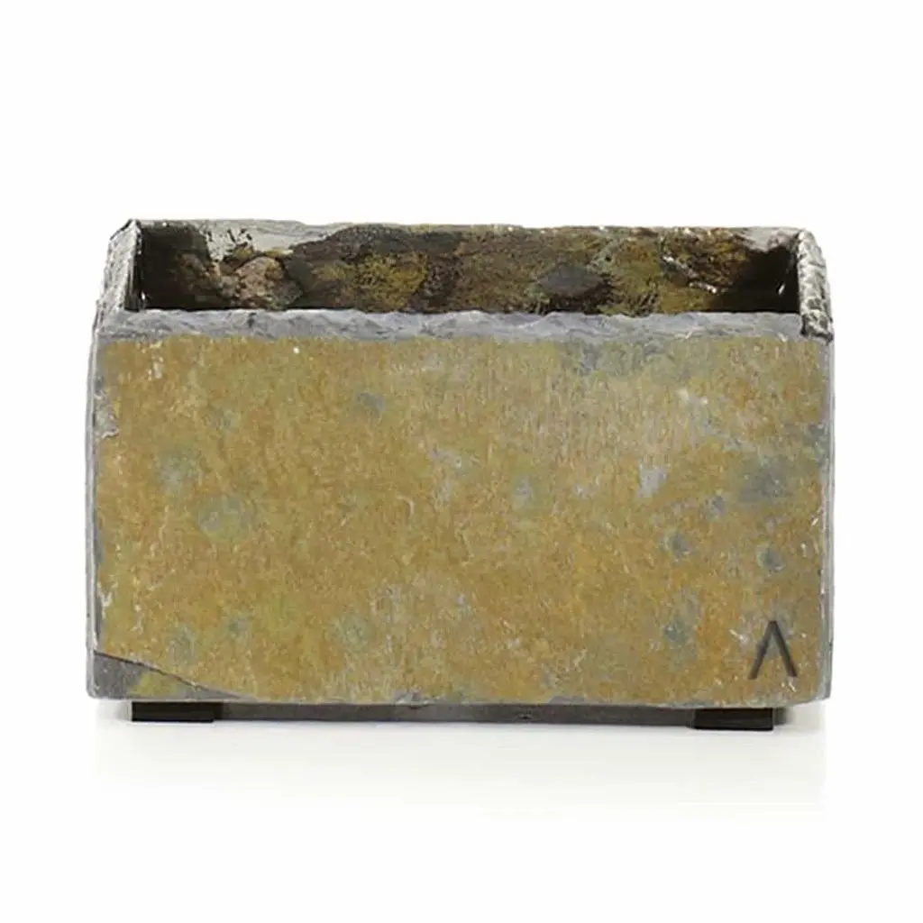 BOL 19 Rusty – Pflanzschale Eckig 19x19x10 cm Schiefer Braun - Image 3