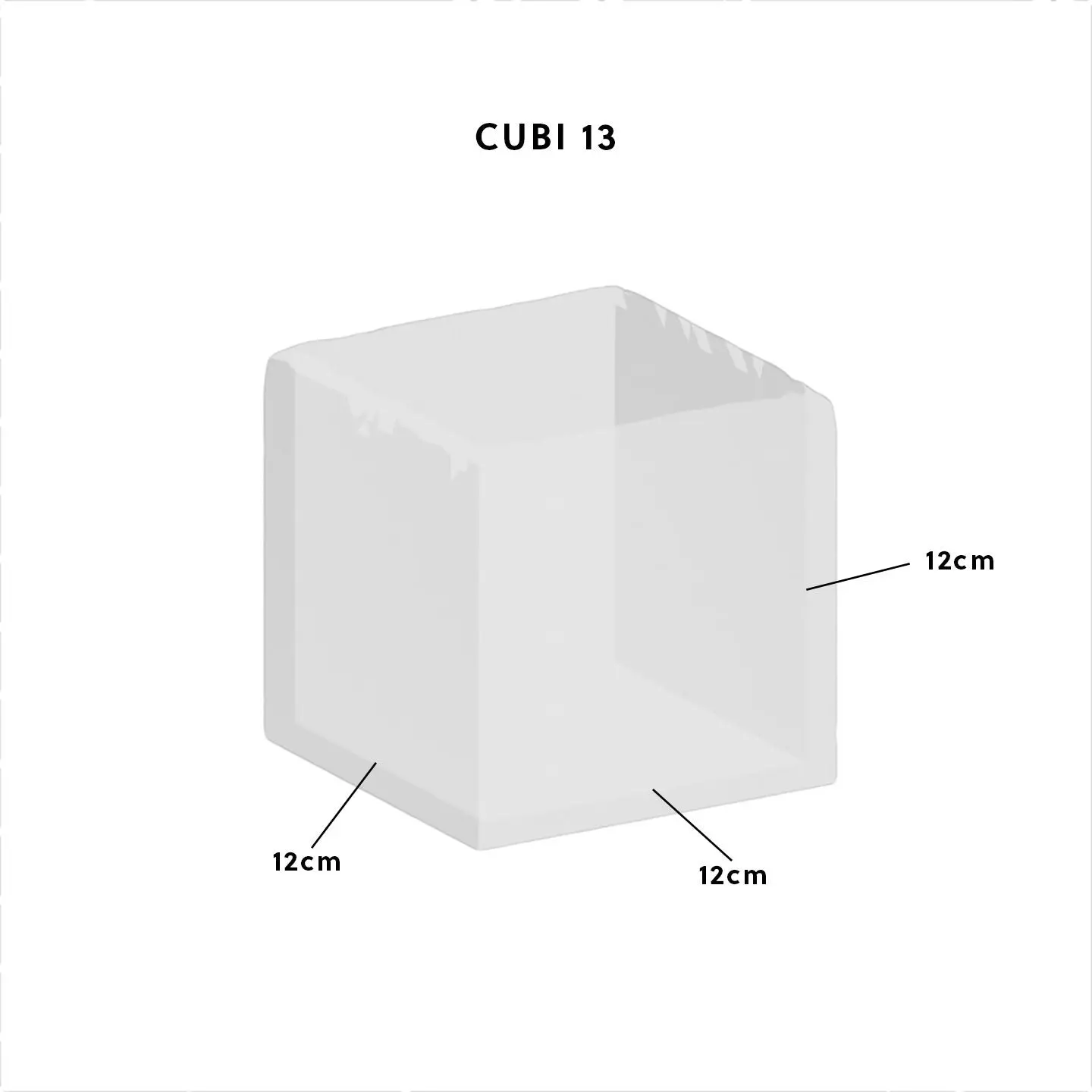 CUBI 13 Rusty – Übertopf Würfel 13x13x13 cm Schiefer Braun - Image 15