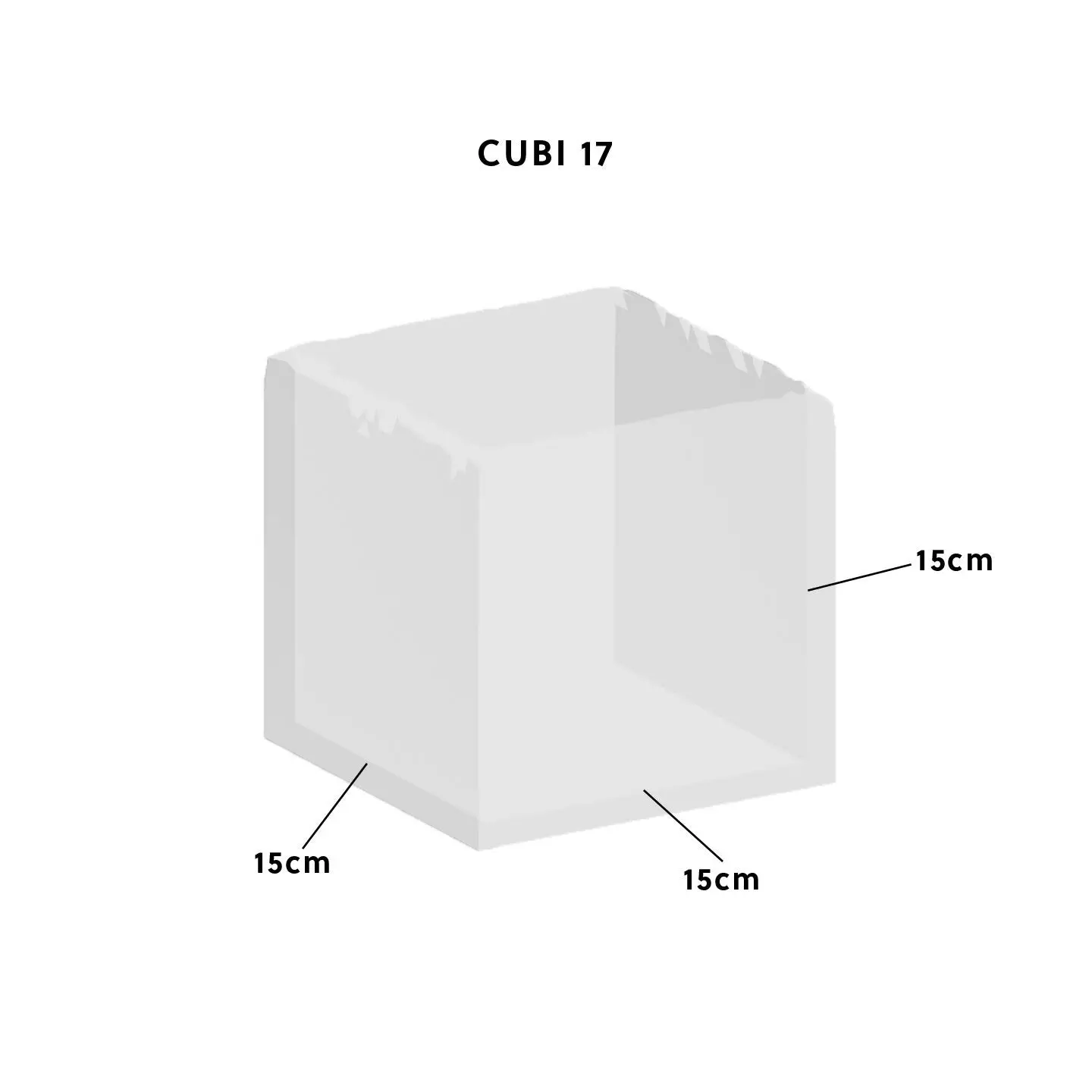CUBI 17 Rusty – Übertopf Würfel 17x17x17 cm Schiefer Braun - Image 5