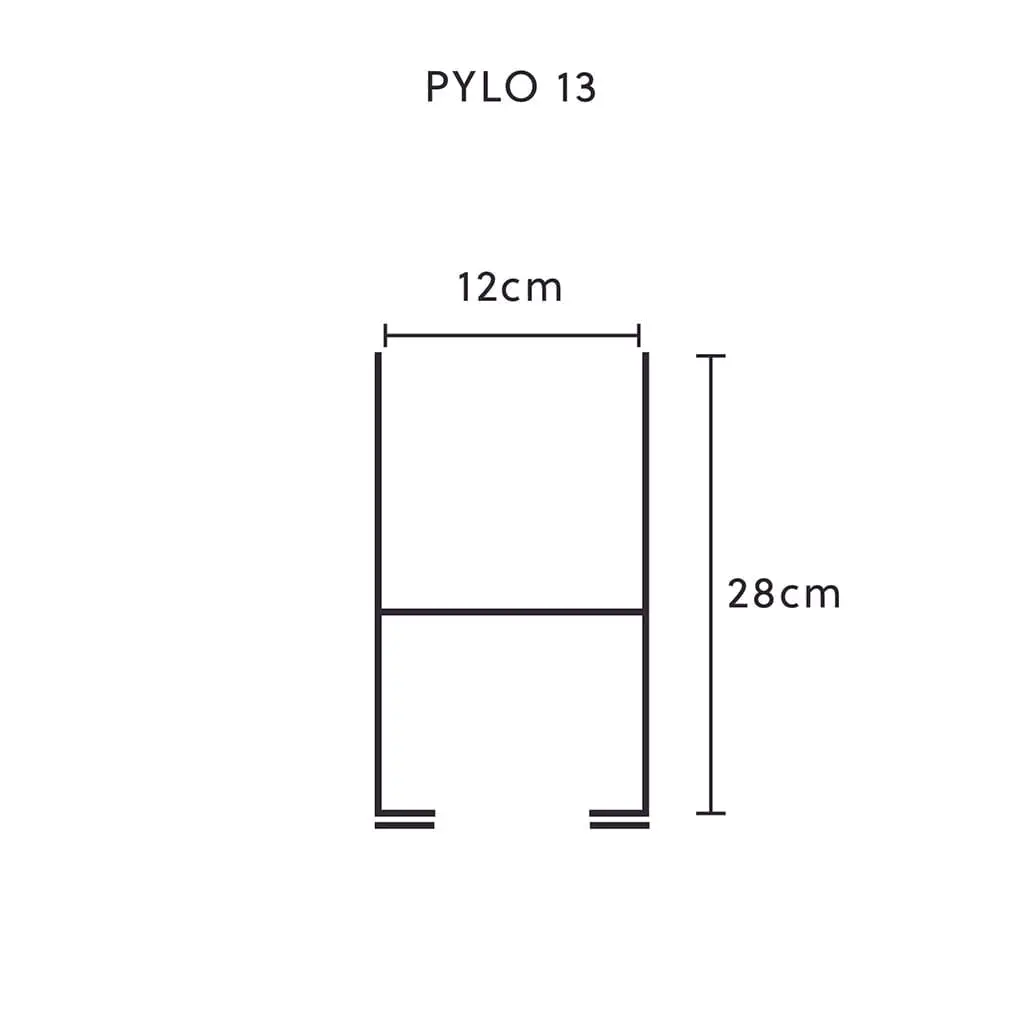 PYLO 13 Rusty – Orchideen Übertopf 14x14x29 cm 3.6 kg Naturschiefer Braun - Image 4