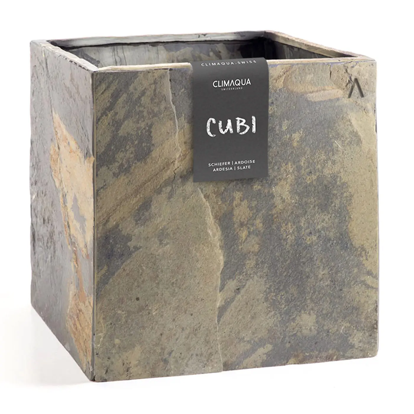 CUBI 40 Rusty – Pflanzgefäss Eckig 40x40x40 cm Schiefer Braun - Image 7