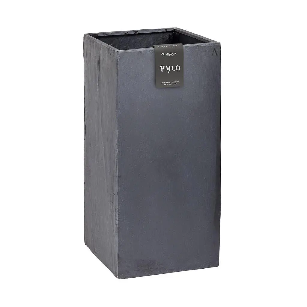 PYLO 80 Anthrazit – Pflanzsäule Outdoor 80x40x40 cm Naturschiefer Schwarz - Image 10