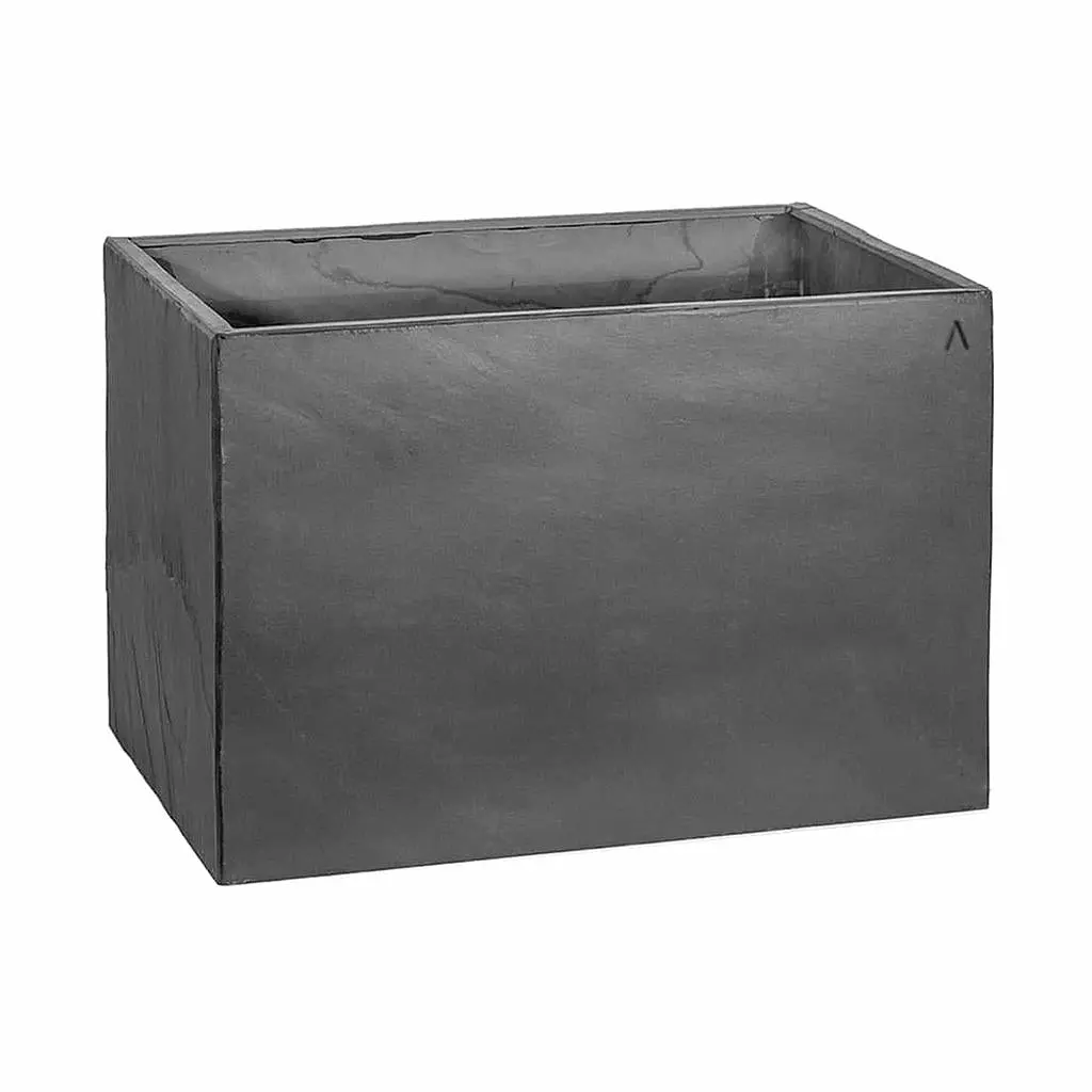 RECTO 60 Anthrazit – Blumenkasten Outdoor 60x38x40 cm Naturschiefer Schwarz - Image 9