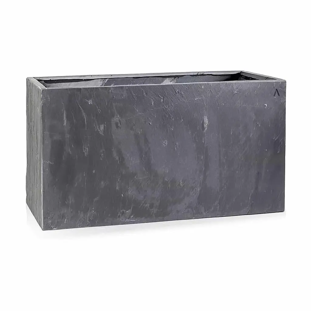RECTO 80 Anthrazit – Pflanztrog Outdoor 80x40x40 cm Naturschiefer Schwarz - Image 7
