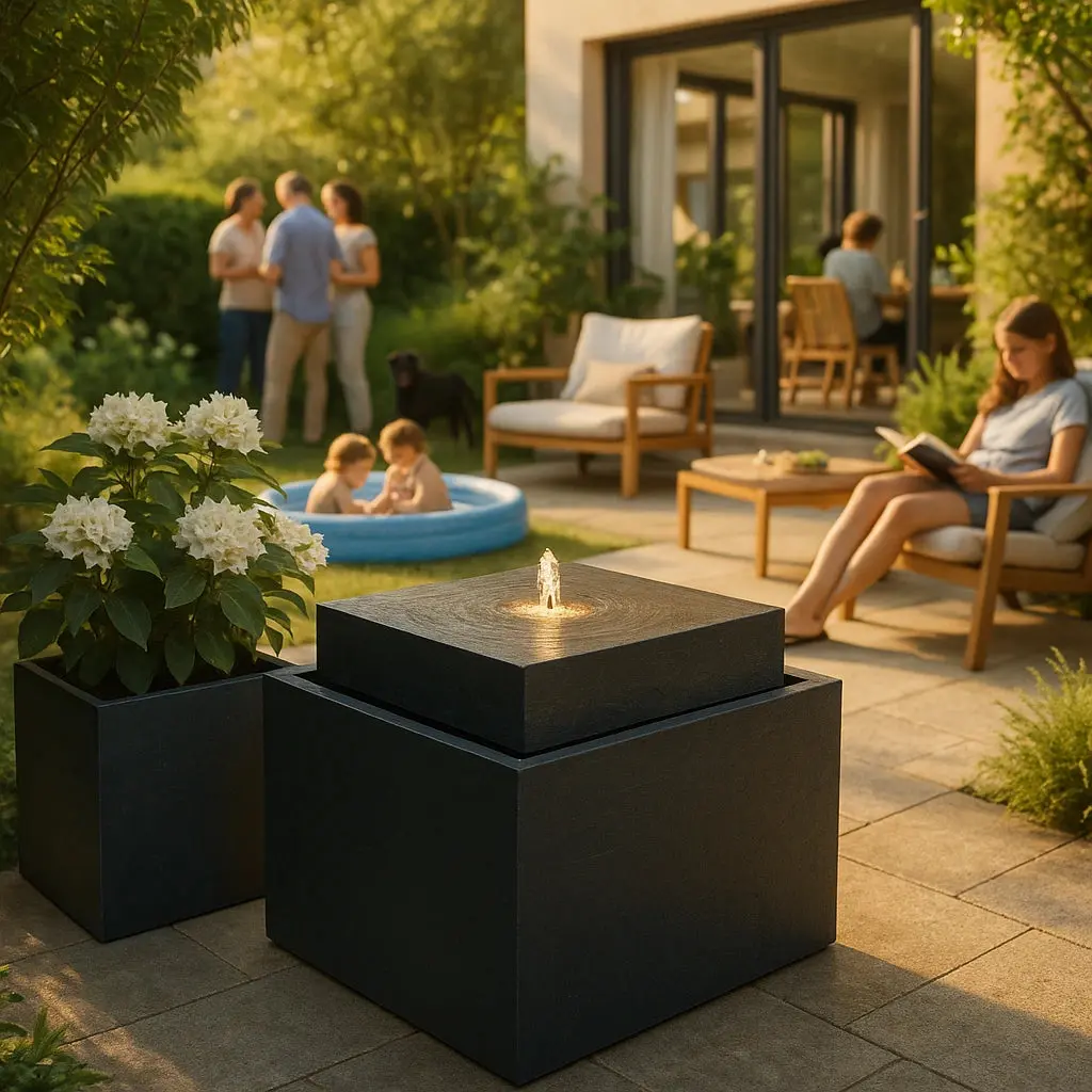 Gartenbrunnen VIDA 60 DREAM GARDEN Set Anthrazit - Image 18