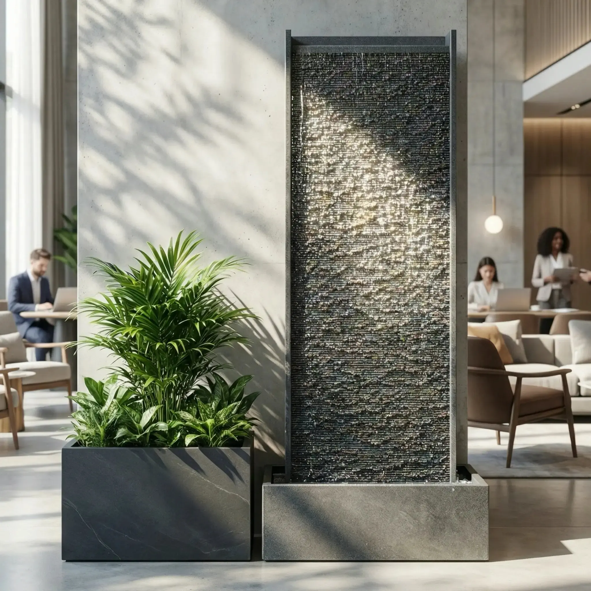 HARMONY – grosse Premium Wasserwand aus Granitstein, Indoor/Outdoor, 60×40×180 cm - Image 13