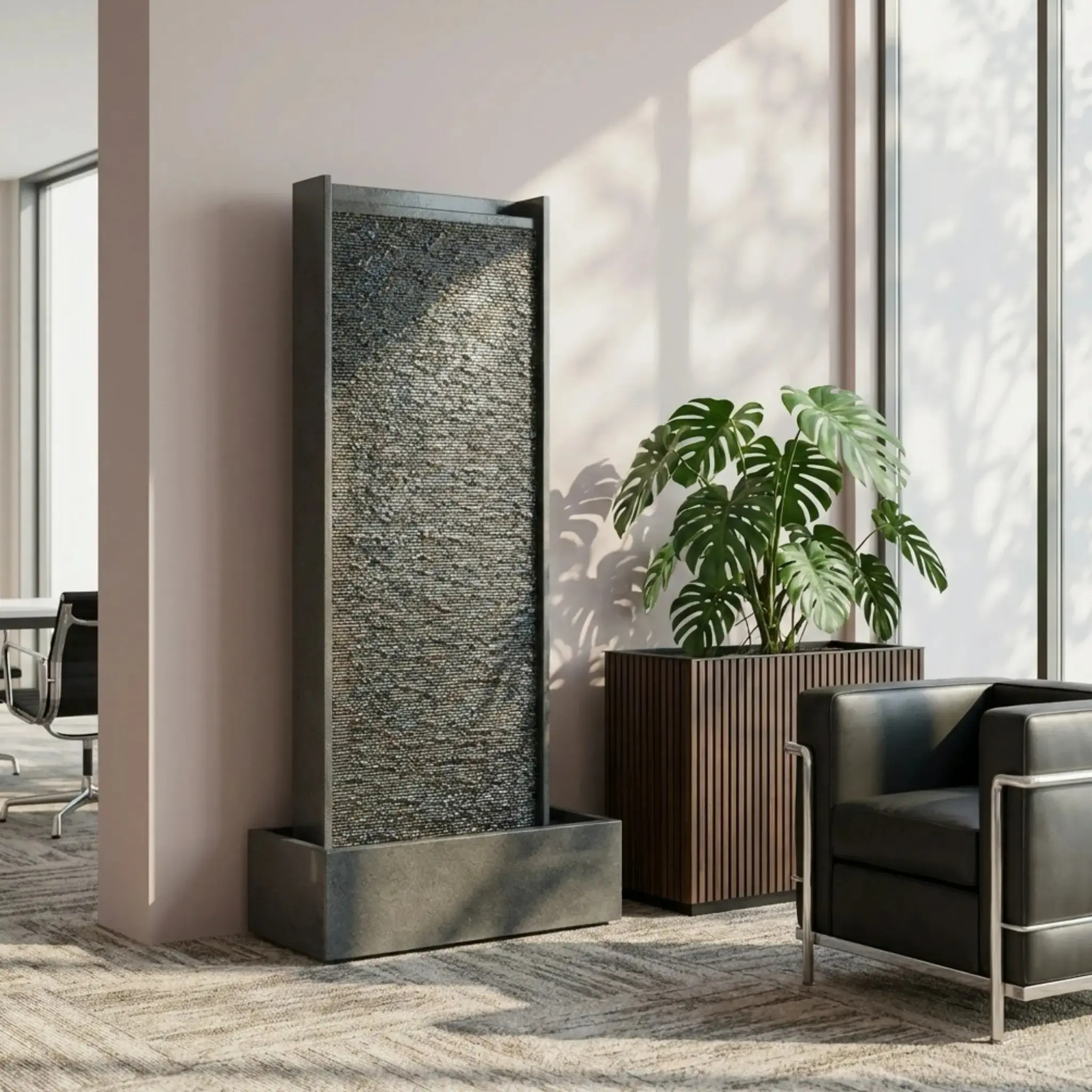 HARMONY – grosse Premium Wasserwand aus Granitstein, Indoor/Outdoor, 60×40×180 cm - Image 9