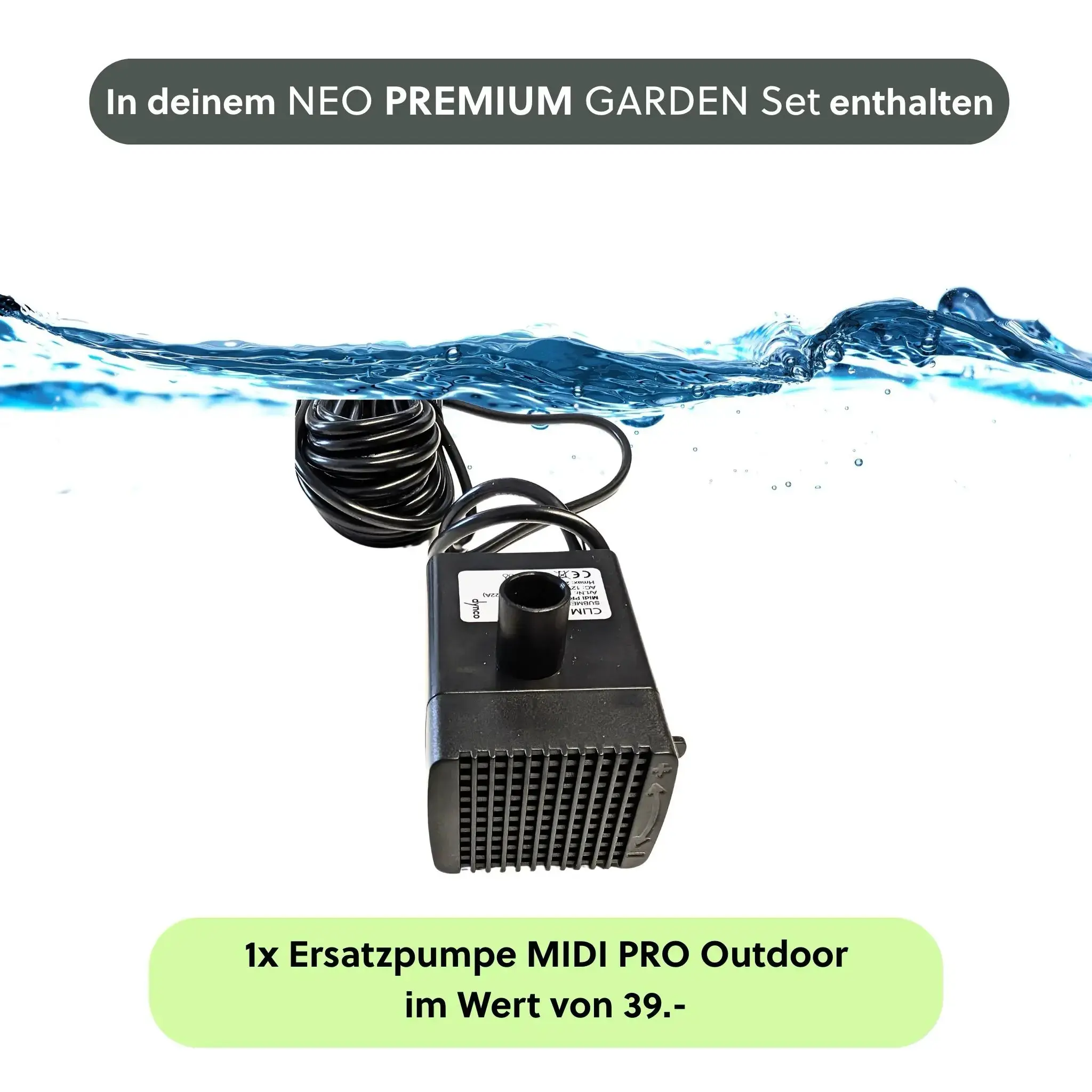Säule Brunnen NEO PREMIUM GARDEN Set - Image 7
