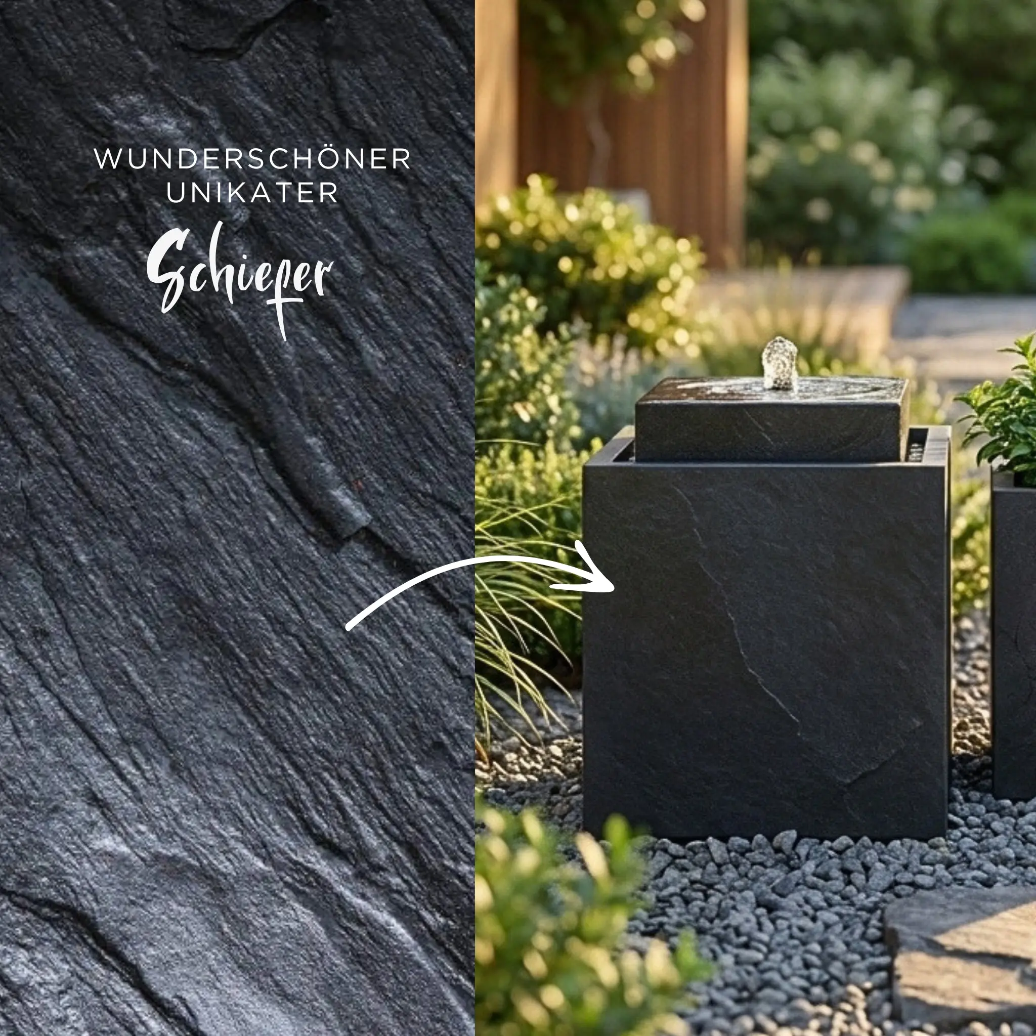 Gartenbrunnen VIDA 40 PREMIUM GARDEN Set Anthrazit - Image 12