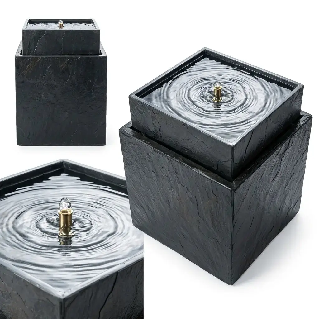 Gartenbrunnen VIDA 40 PREMIUM GARDEN Set Anthrazit - Image 17