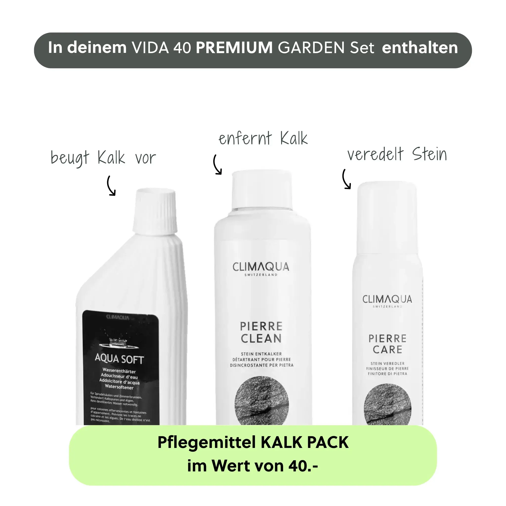 Gartenbrunnen VIDA 40 PREMIUM GARDEN Set Anthrazit - Image 5