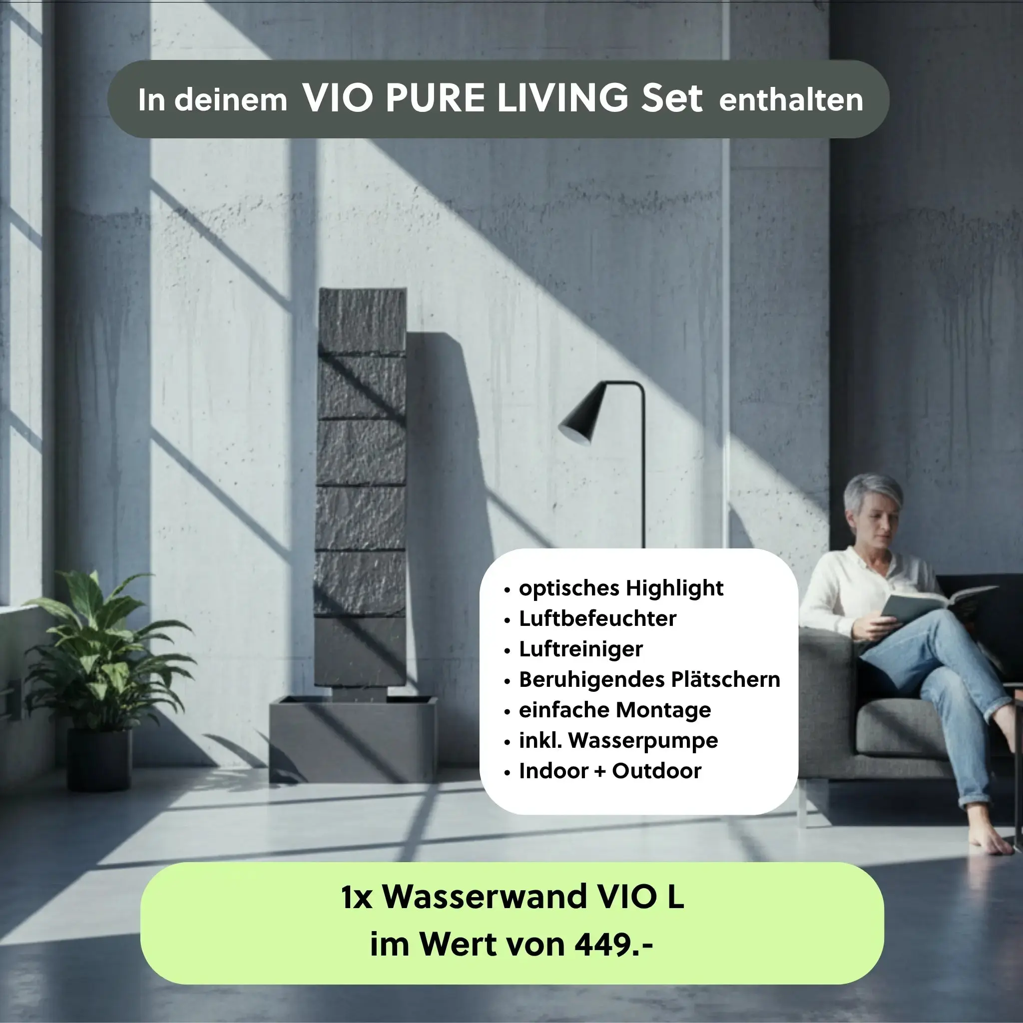 Wasserwand Set VIO PURE LIVING - Image 3